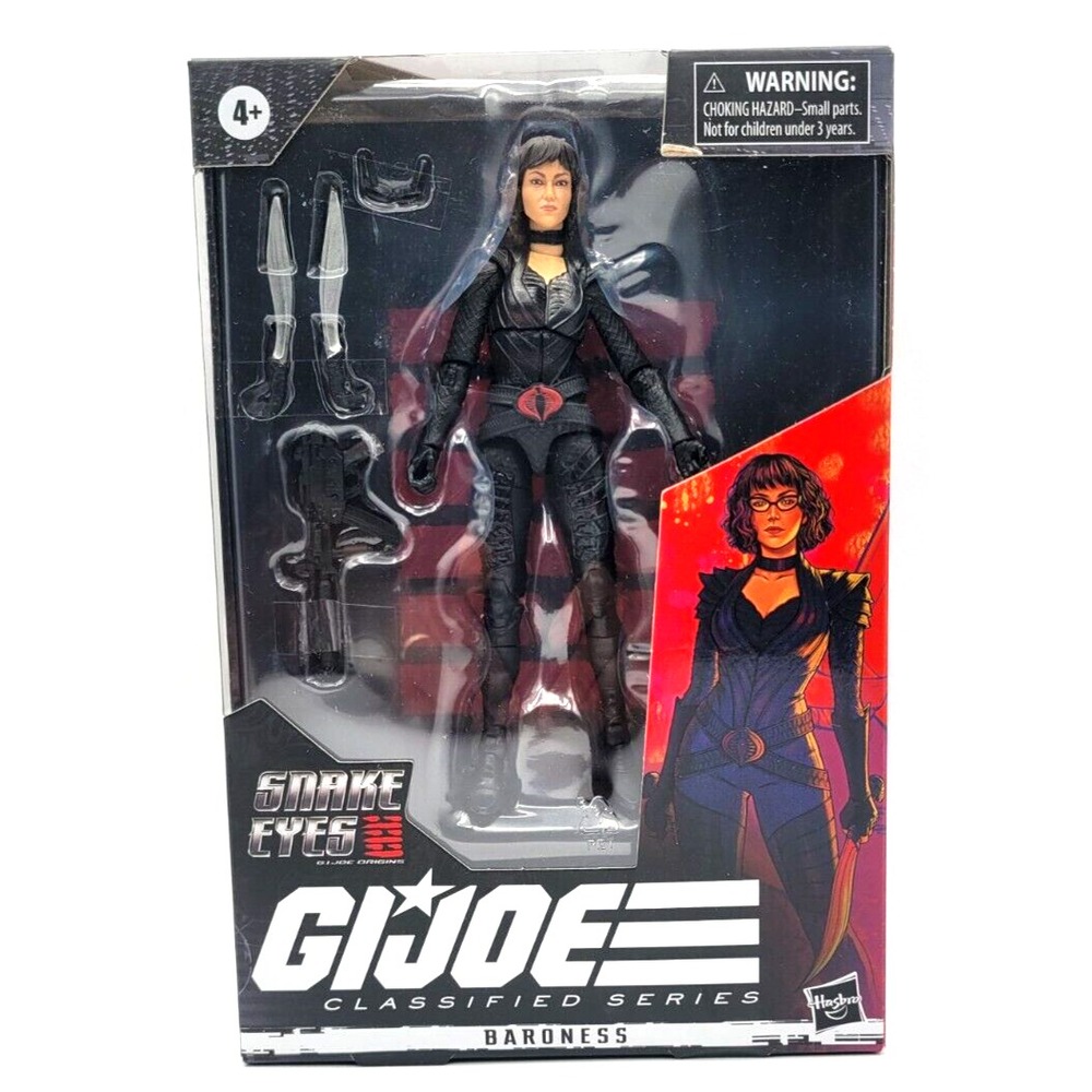 Baroness #19 G.I. JOE CLASSIFIED Snake Eyes 6" INCH FIGURE NEW NIB